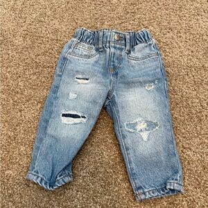 Old Navy Light Blue Distressed Kids Jeans